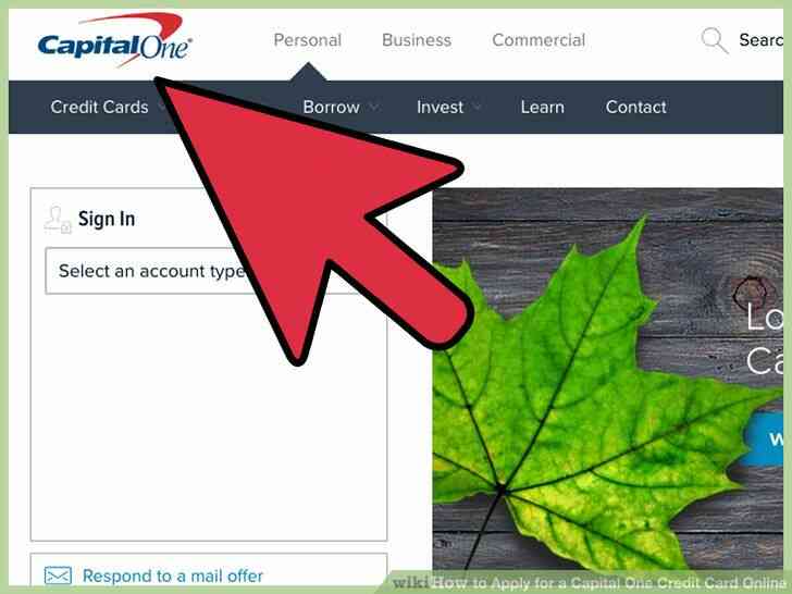 Image intitulée Appliquer pour un Capital One Carte de Crédit en Ligne l